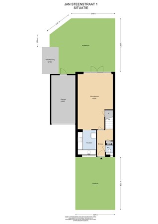 Floorplan - Jan Steenstraat 1, 6181 DC Elsloo